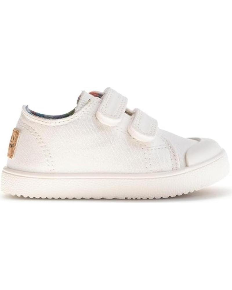 Baskets-décontractées-pour-fille-PABLOSKY-ZAPATILLAS-LONA-BA-NINA-980100-BLANCO-BLANCO