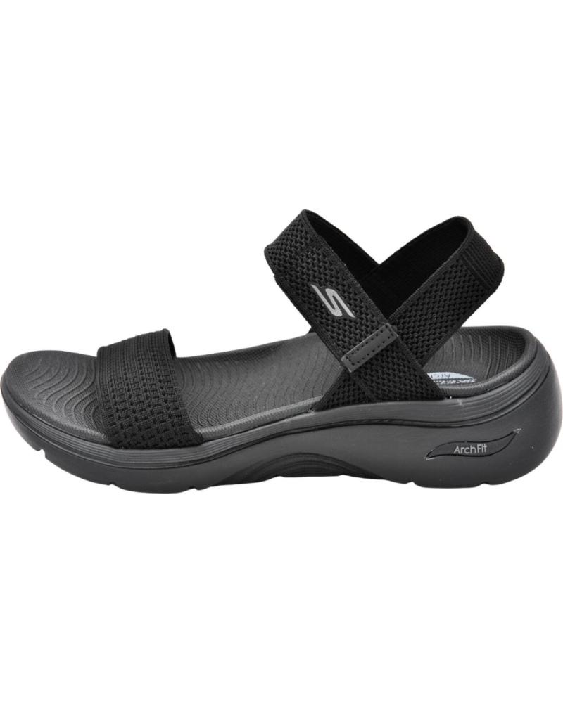 SKECHERS - SANDALIAS ARCH FIT PARA MUJER MODELO 140874 BBK
