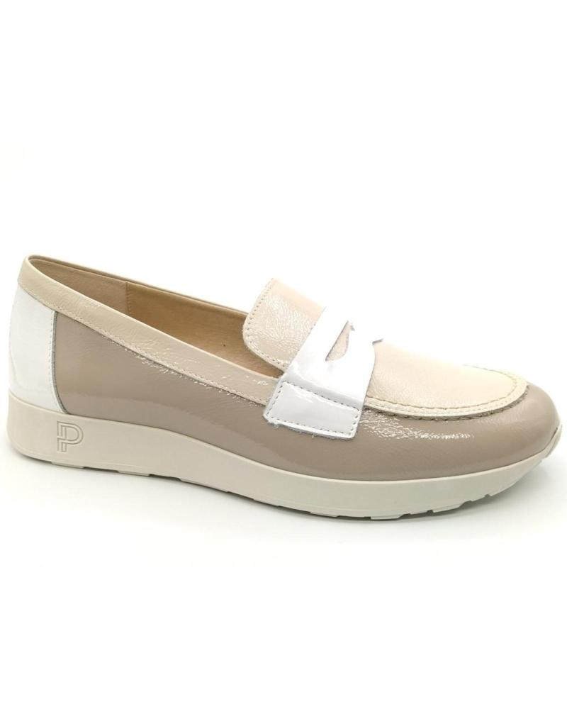 Woman Mocasines PITILLOS MOCASIN 10420 BEIGE