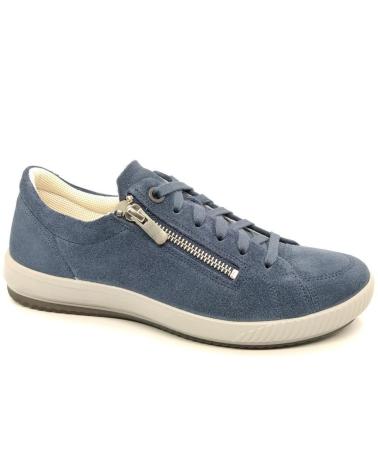 BASKETS CASUAL LEGERO 162-8600 BLEU AVEC FERMETURE ÉCLAIR AZUL
