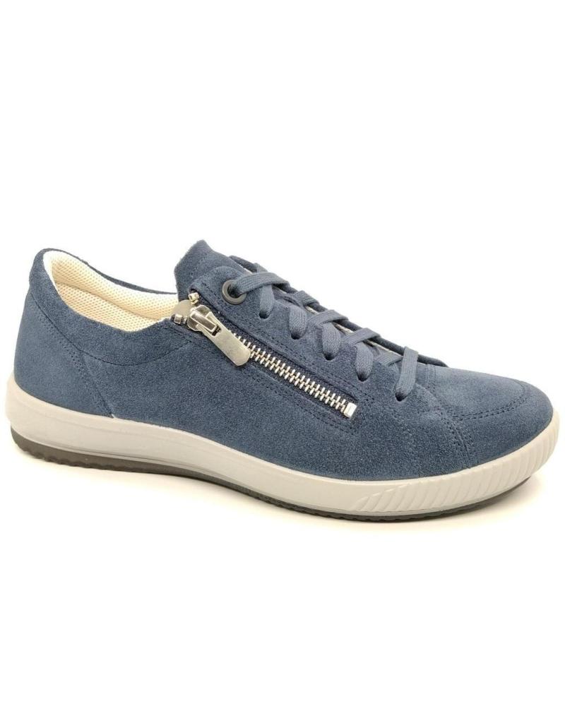 TÊNIS CASUAL LEGERO 162-8600 AZUL COM ZÍPER AZUL