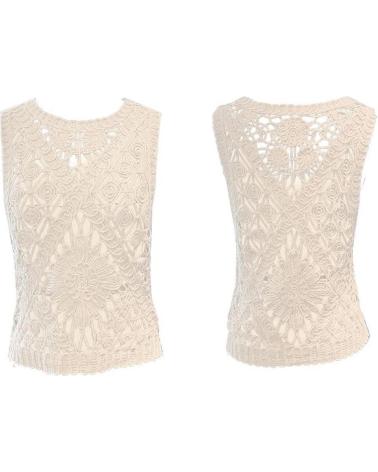 GUESS CARDIGAND CALADO BLANCO