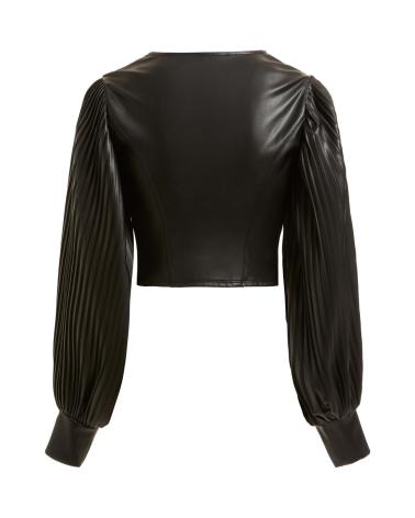 -GUESS-PU-PLEATED-NEGRO