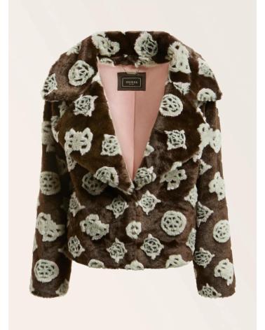 VESTE GUESS EN FAUSSE FOURRURE JACQUARD VARIOS COLORES