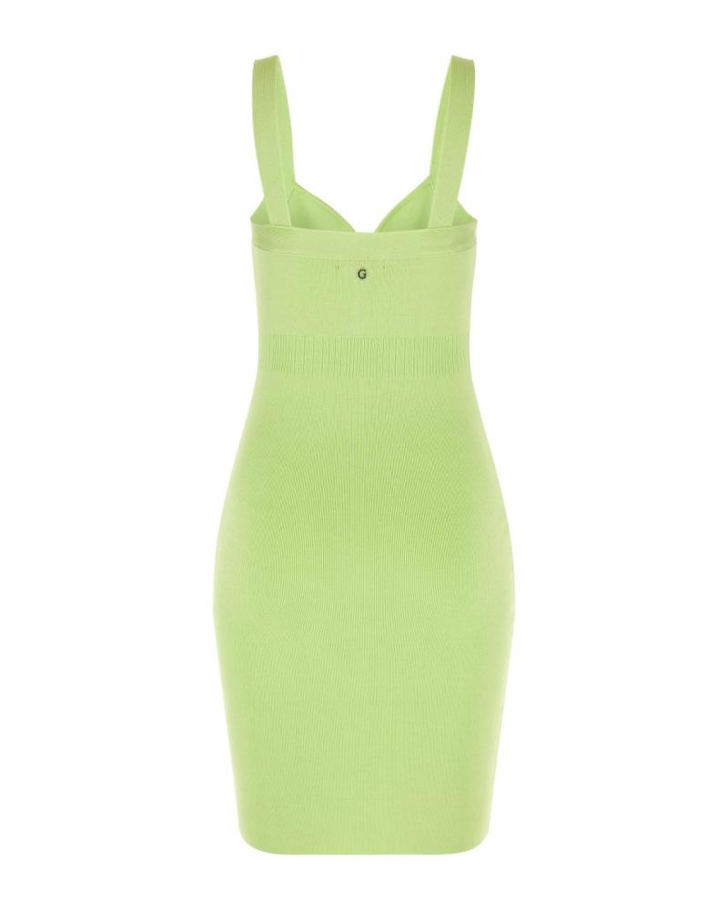 VESTIDO DE ALÇAS VERDE GUESS VERDE