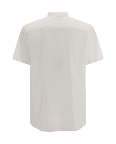 GUESS CAMISA DE MANGA CURTA COM LOGO E BOLSO - BRANCO BLANCO