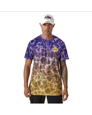 MAGLIETTA NEW ERA NBA LOS ANGELES LAKERS VIOLA VIOLETA