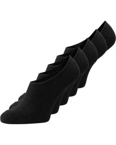 JACK AND JONES 5ER-PACK KURZE UNSICHTBARE SOCKEN SCHWARZ NEGRO