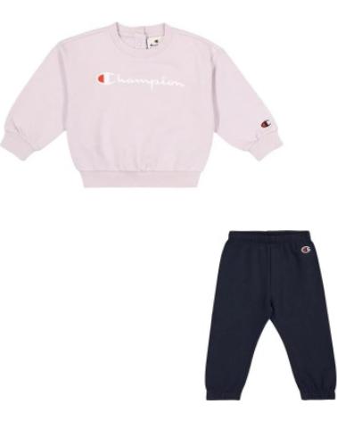 TUTA NEONATO CHAMPION WW003 ROSA E BLU MARINO WW003