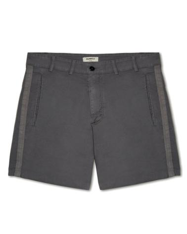 SHORT HOMME POMPEII NASSAU HERRINGBONE GRIS GRIS
