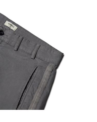 SHORT HOMME POMPEII NASSAU HERRINGBONE GRIS GRIS