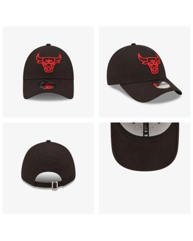 BONÉ NEW ERA CHICAGO BULLS PRETO AJUSTÁVEL 9FORTY NEGRO