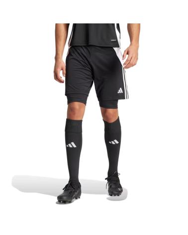 ADIDAS PANTALON CORTO ENTRENAMIENTO TIRO 24 2-IN-1 BLACK-WHITE