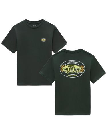 T-SHIRT VANS OFF THE WALL WAYRACE TEE-B VERDE BLANCO