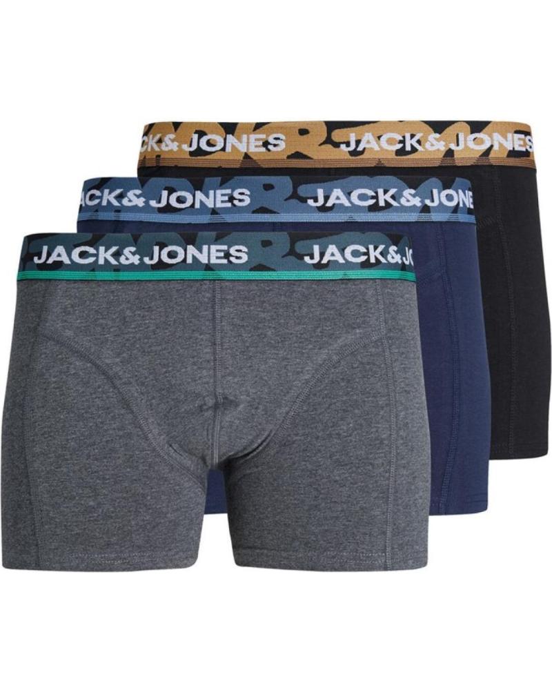 JACK AND JONES BOXER NINO JACK JONES JACBASIC GRAFFITI TRUNKS NEGRO