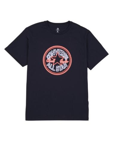 T-SHIRT CONVERSE NEON SIGN ALL STAR PATCH NERA - RIF. 10027722-A01 A01