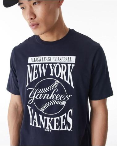 NEW ERA NEW YORK YANKEES BLACK T-SHIRT NEGRO