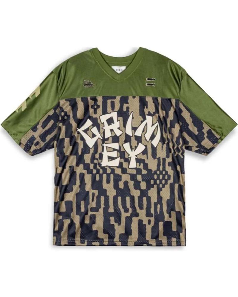 GRIMEY LUCKY DRAGON MESH T-SHIRT GRÜN UNISEX GRN