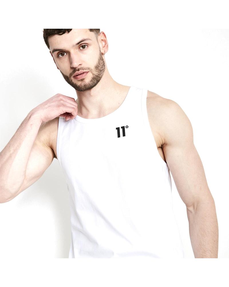 11 DEGREES CAMISOLA ALÇAS CORE VEST BRANCA 11D3197-00 2