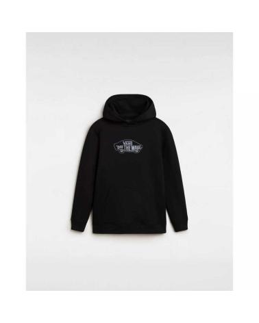 CAMISOLA COM CAPUZ VANS OFF THE WALL PRETA NEGRO