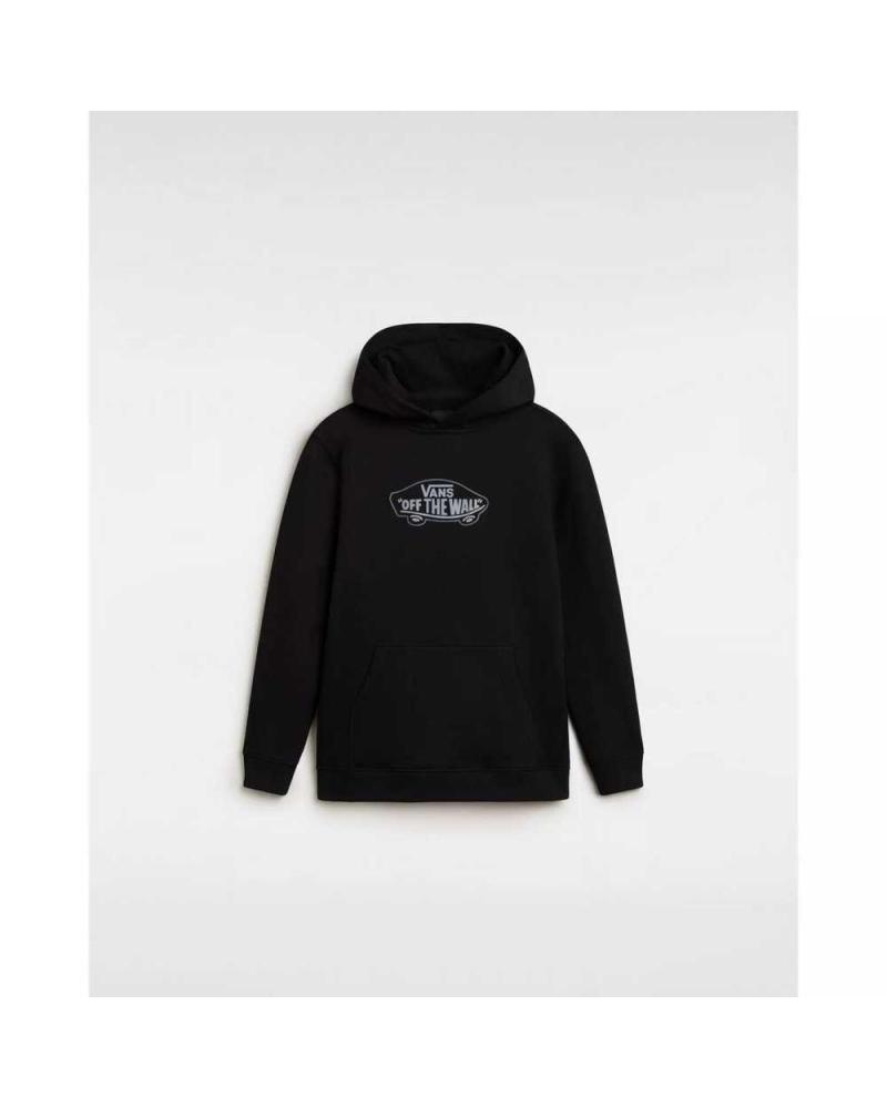 CAMISOLA COM CAPUZ VANS OFF THE WALL PRETA NEGRO