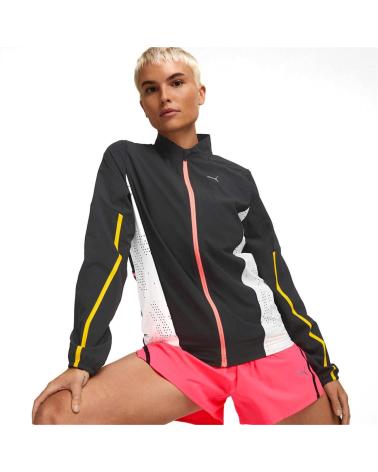 CORTA-VENTO PUMA RUNNING FEMININO ULTRAWEAVE PRETO 522223-51 NEGRO