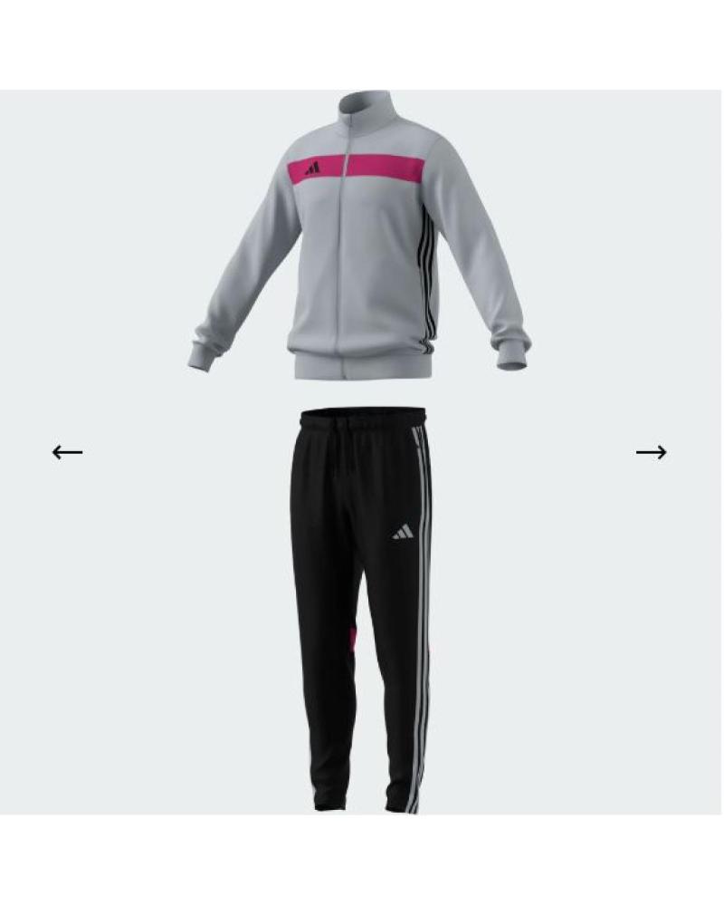 ADIDAS TUTA CLGREY-REAMAG GRIGIO E NERO CLGREY-REAMAG