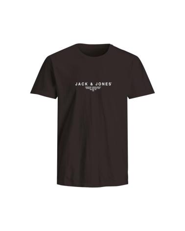 CAMISETA JACK & JONES NEGRA CON LOGO ESTAMPADO BLACK