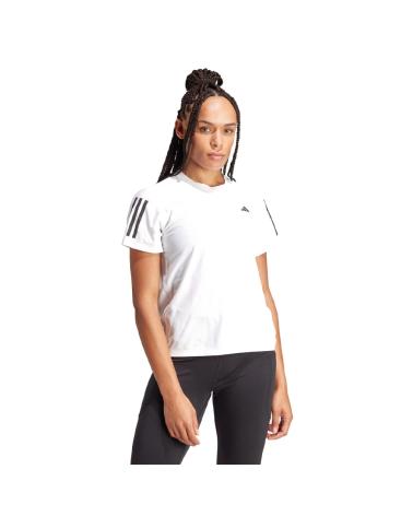 T-SHIRT CORRIDA ADIDAS OWN THE RUN BRANCA WHITE