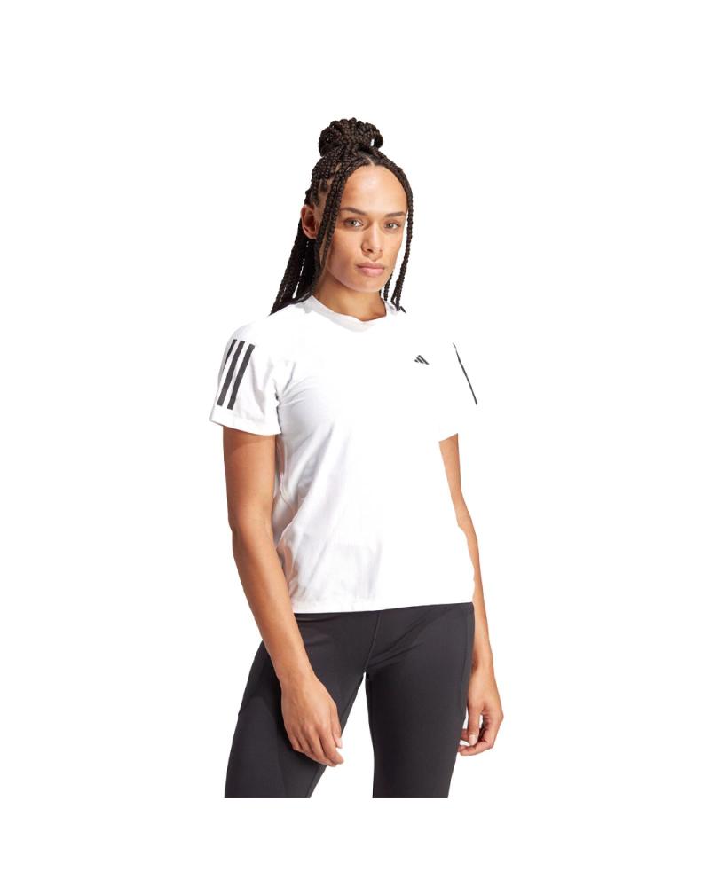 T-SHIRT CORRIDA ADIDAS OWN THE RUN BRANCA WHITE