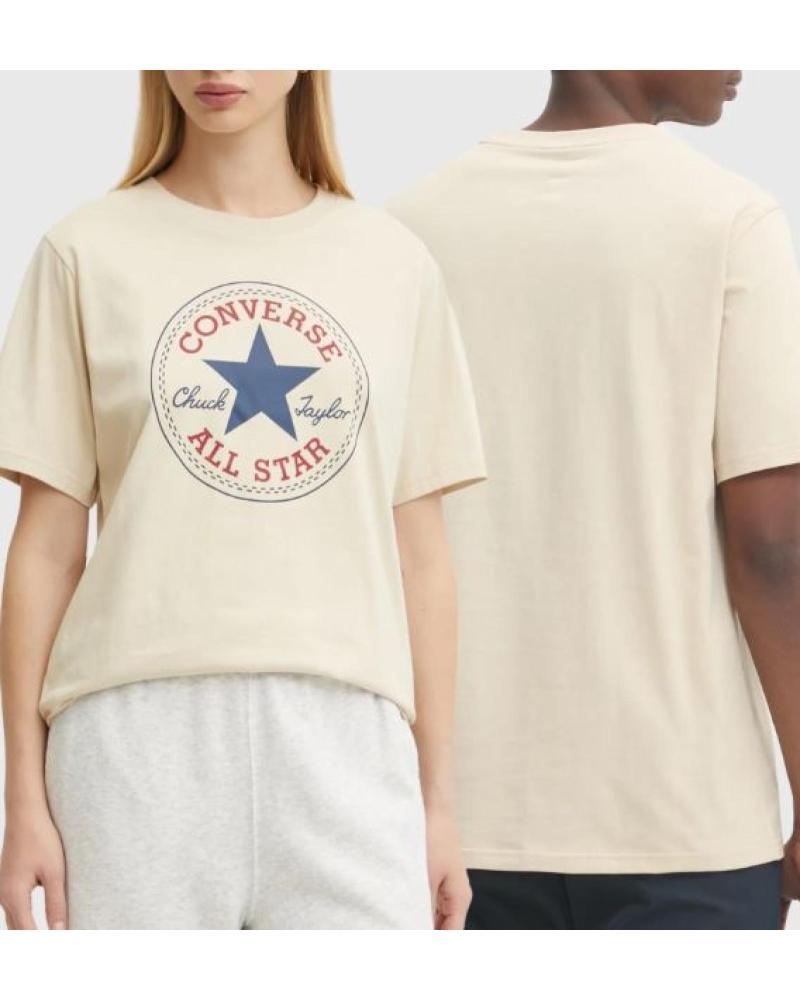 T-SHIRT CONVERSE A28 BEIGE IN COTONE DA UOMO A28