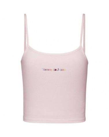 TOP TOMMY HILFIGER ROSE POUR FEMME ROSA