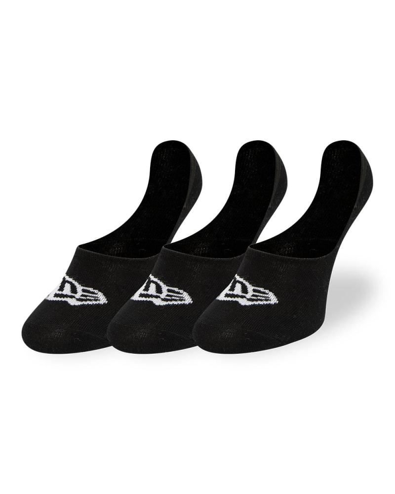 CALCETINES INVISIBLES NEW ERA FLAG PACK DE 3 NEGROS - REF. 13113642 NEGRO