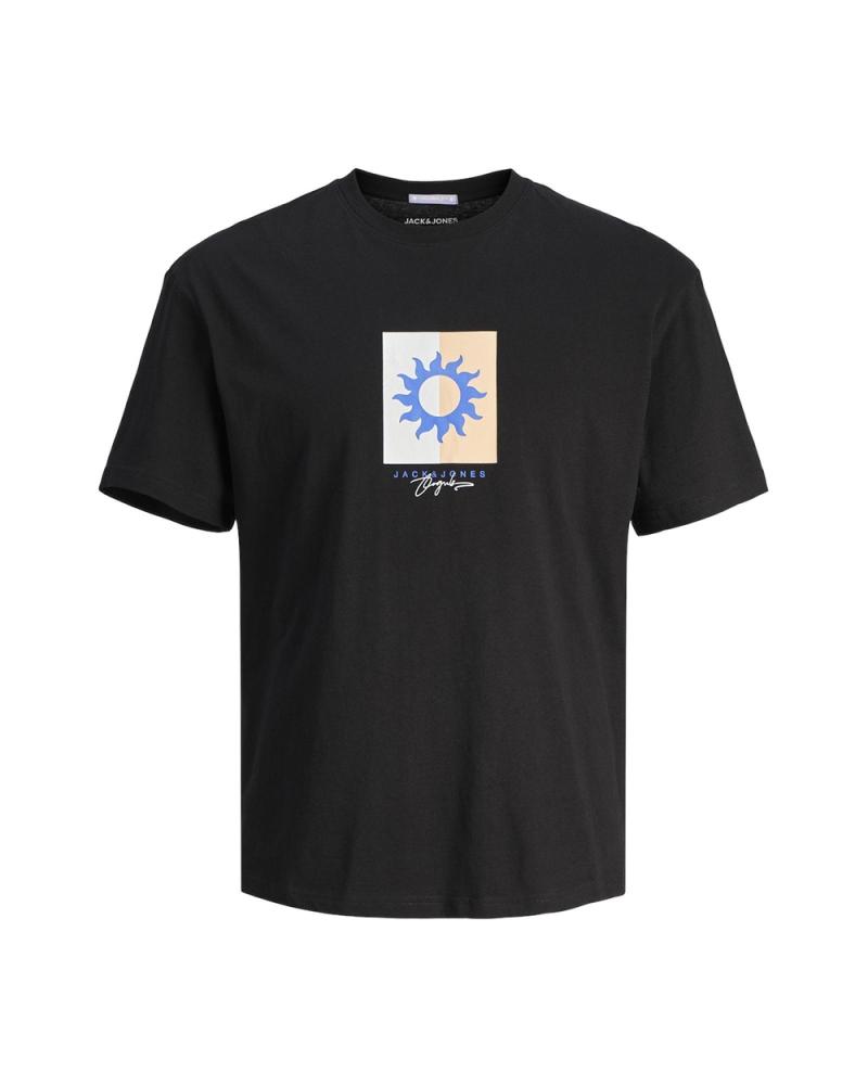 JACK & JONES JORMARBELLA BRANDING KURZARM-T-SHIRT SCHWARZ -