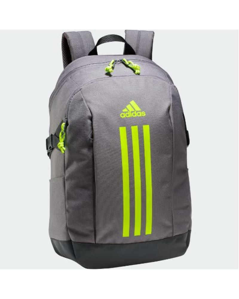 ZAINO SPORTIVO ADIDAS GRIGIO CON DETTAGLI NEON GRIS