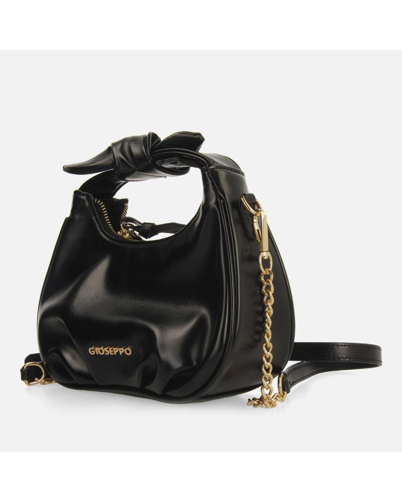 GIOSEPPO BLACK SHOULDER BAG WITH TOP HANDLE NEGRO