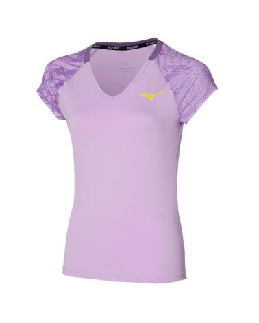 MIZUNO T-SHIRT DE SPORT TECHNIQUE MODÈLE 67 - VIOLET 67