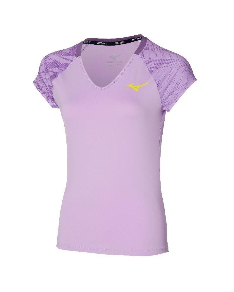 MIZUNO T-SHIRT DE SPORT TECHNIQUE MODÈLE 67 - VIOLET 67