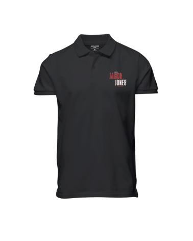 JACK & JONES POLO SHIRT FOR BOYS BLACK -