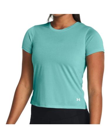 T-SHIRT DE SPORT UNDER ARMOUR STREAKER VERT POUR FEMME VERDE