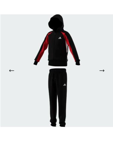 TUTA ADIDAS BLACK-PURRUB-WHITE PER BAMBINA BLACK-PURRUB-WHITE