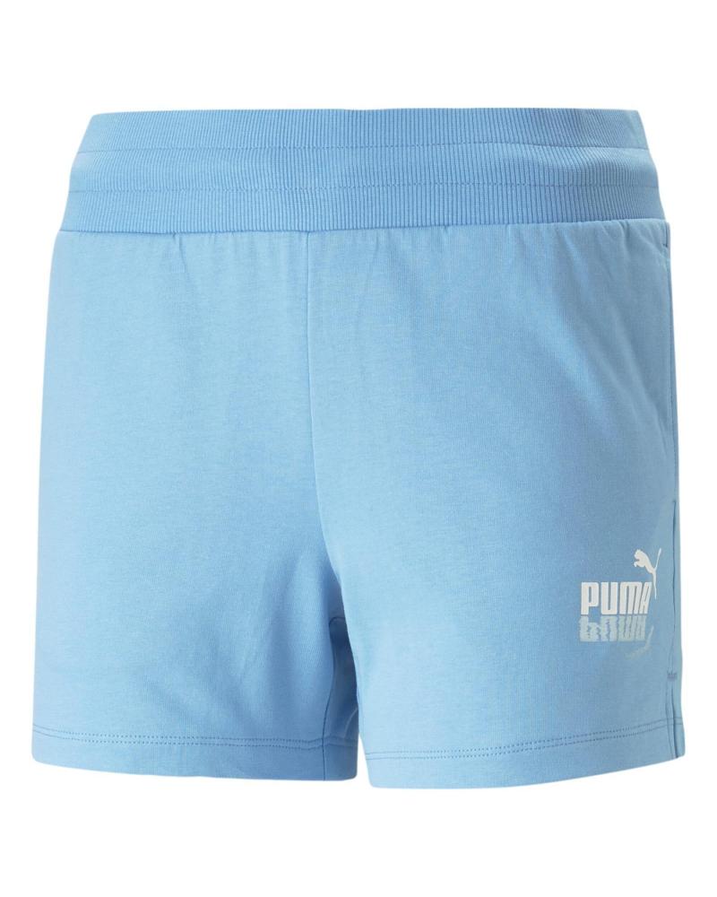 PUMA SUMMER SPLASH SWEAT 4 677107-93 SHORTS BLAU AZUL