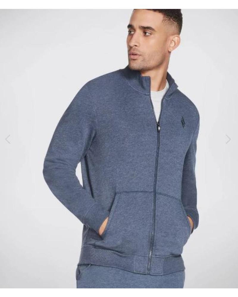SKECHERS BLUE NVY SPORT FULL-ZIP SWEATSHIRT NVY