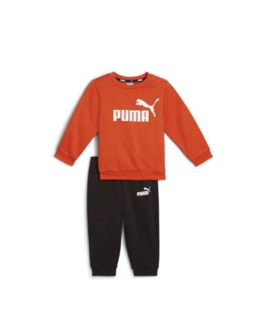 PUMA CONJUNTO CHÁNDAL BEBÉ ESSENTIAL NARANJA Y NEGRO 19
