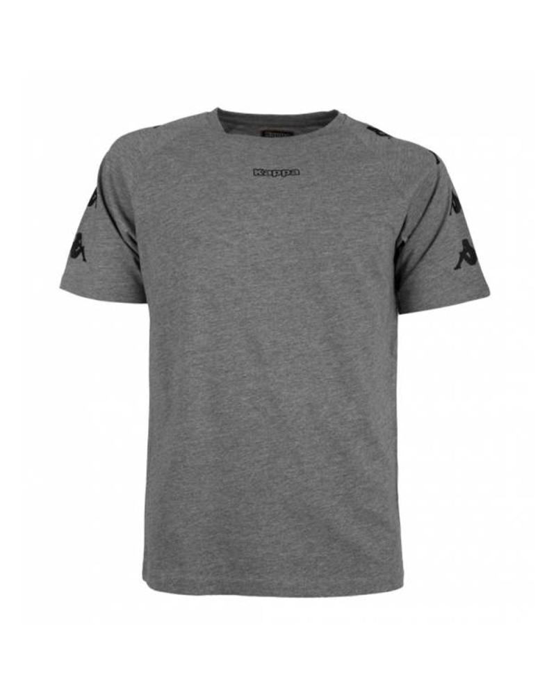 KAPPA CAMISETA DE MANGA CORTA TEXTIL GRIS CON LOGO GRIS