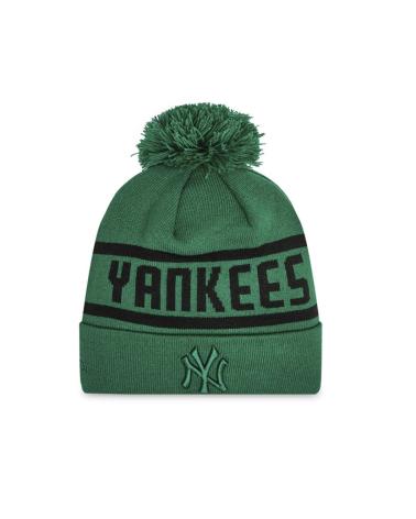 GORRO BEANIE NEW ERA VERDE YANKEES COM POMPOM VERDE