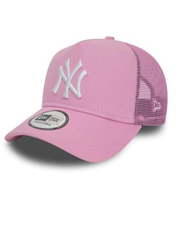 BONÉ TRUCKER NEW ERA ROSA YANKEES ROSA