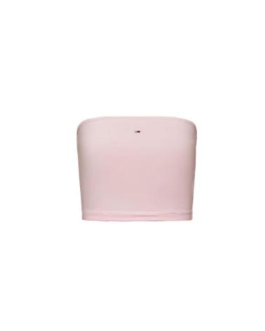 TOMMY HILFIGER TOP BANDEAU TJW ESSENTIAL ROSE POUR FEMME ROSA