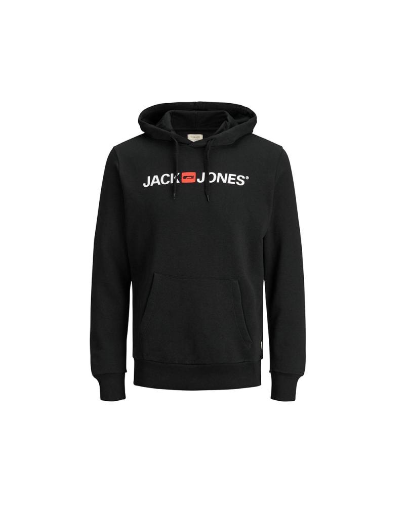 JACK AND JONES SWEAT À CAPUCHE NOIR - RÉF. 12137054 BLACK
