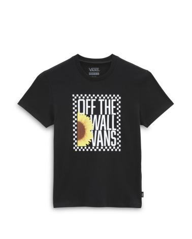 T-SHIRT VANS OFF THE WALL SUNLIT CREW NOIR NEGRO